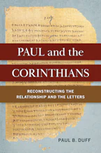 Cover of 'Paul and the Corinthians' by Paul B. Duff 