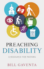 Cover of 'Preaching Disability' by Bill Gaventa 